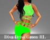 Diva Dress Green Rl