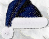 K: Blue Santa Hat