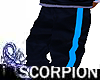 SCORP  Blue Track Pants
