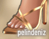 [P] Felicia gold pumps