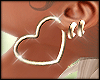 💎 Goddess Heart Hoops