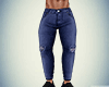 Fabric Trousers #Blue