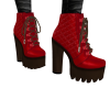 Red Ankle Boots