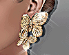 Papillon Earrings Gold