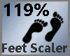 Feet Scaler 119% M A