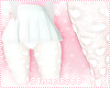 ✰S White Hearts Skirt