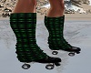 Green Roller Skates