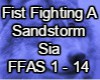 Sia Fist Fighting Sandst