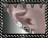 Steampunk Silver Earring