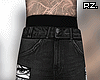 rz. Black Ripped Pants