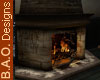 BAO Rustic Fireplace