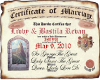 L&B Marriage Certificate