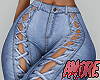 $ Sexy Lace Up Jeans -XL
