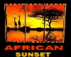 Africian Sunset Painting