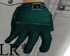 Teal Gloves
