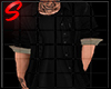 Vest Open Black Shirt