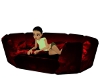 Gothic Red Pet Bed
