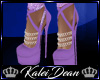 ~K Luster Heels Purple