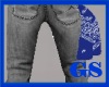 "GS" BACK BLUE BANDANA