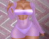 Beach Net Lilac Dress