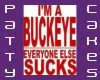 im  a buckeye sticker