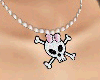 pearl skull necklace