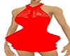 red caz dress