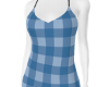 Blue Plaid Dress S