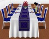 Blue wedding Table