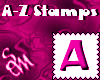 Letter t stamp