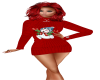 Snowman Red Sweater RLS