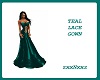 Teal Gown 