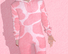 ♡ pink cow onesie