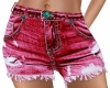 Ripped Shorts - Red