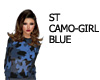 ST CAMO-GIRL SHEER BLUE