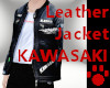 Leather Jacket KAWASAKI