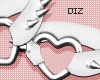 !!D Knee Spikes Silver
