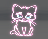 Pink Neon Cat Sign