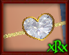 Dangle  Heart Diamond