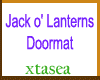 Jack o' Lantern Doormat