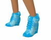 [KC]SnowFlake LBlue Shoe