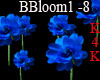 Dj Blue Flowers