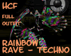 Rainbow Rave Techno Outfit