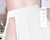 w. Netted Skirt - White