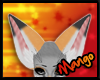 -DM- Gray Fox Ears