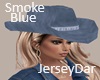 Cowgirl Hat Smoke Blue