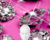 Diamond pink bg