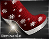 ❄ Snowflake Boots RED