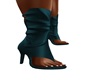 Blue Leather Boots