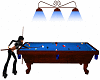 Pool Table - Blue